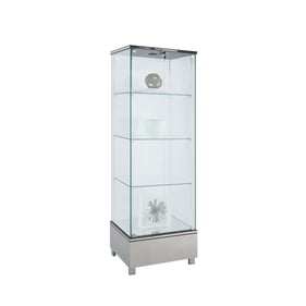 Chintaly Imports Grey Glass Curio