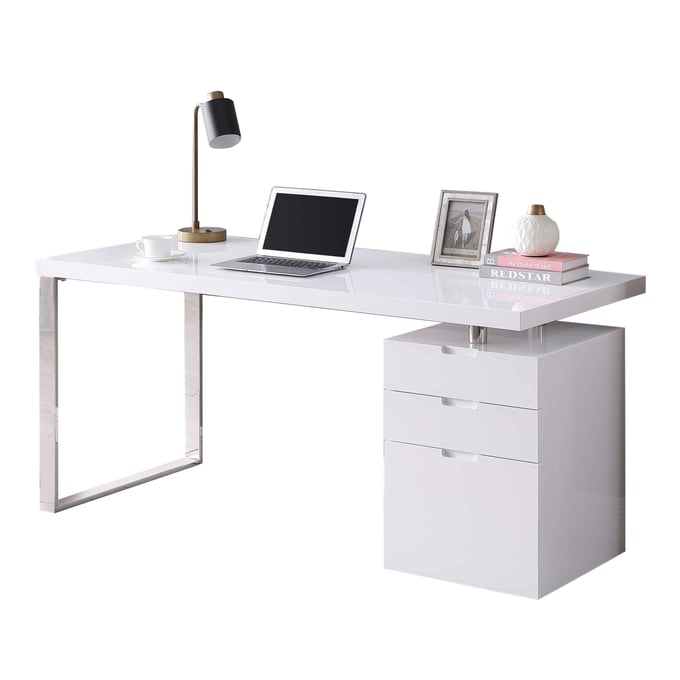 Othello White Small Office Desk