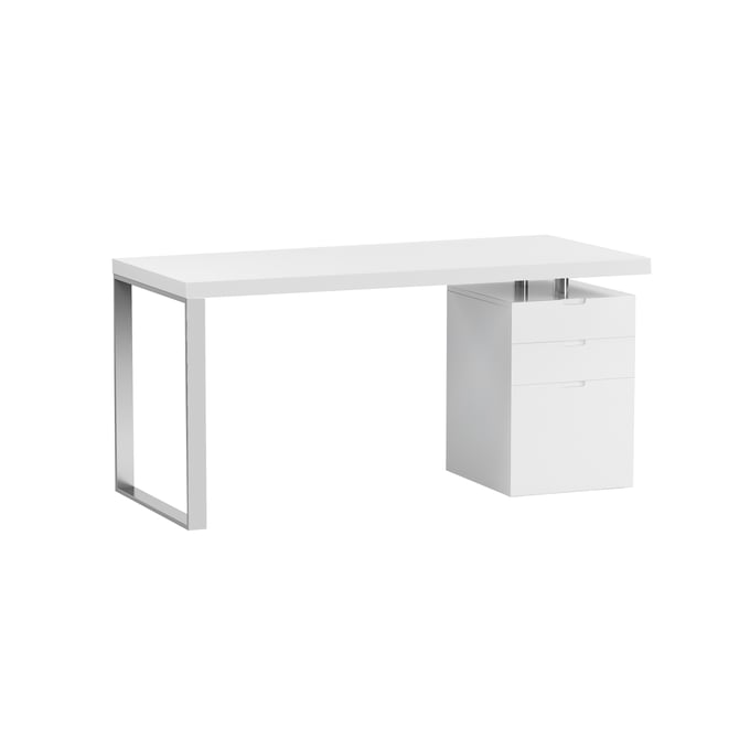 Othello White Small Office Desk