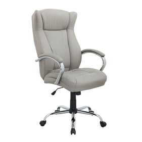 Chintaly Imports Light Grey Computer Office Chair