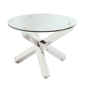 Chintaly Imports Contemporary Round Lamp Table