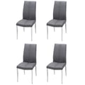 Modern Curved-Back Upholstered Side Chair - 4 per box