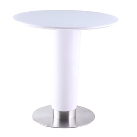 Chintaly Imports Agnes Gloss White Counter Height Table