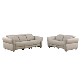 Chintaly Imports Atlanta Beige Reclining 2pc Living Room Set