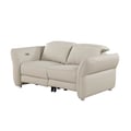 Contemporary One-touch Reclining Modular Love Seat