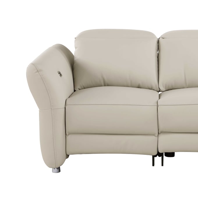 Chintaly Imports Atlanta Beige Left Arm Facing Loveseat CHF-ATLANTA-LVS-LAF-BGE