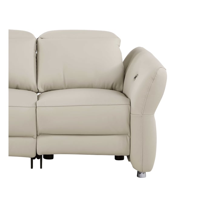 Chintaly Imports Atlanta Beige Right Arm Facing Loveseat CHF-ATLANTA-LVS-RAF-BGE