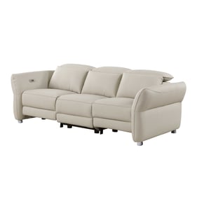 Chintaly Imports Atlanta Beige Reclining Sofa