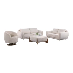 Chintaly Imports Charleston Beige 4pc Living Room Set