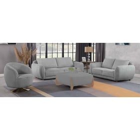 Chintaly Imports Charleston Grey 3pc Living Room Set