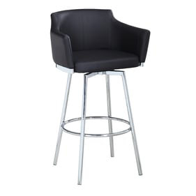 Chintaly Imports Dusty Black Swivel Counter Stool