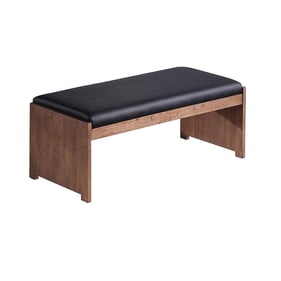 Chintaly Imports Emma Black Upholstered Bench