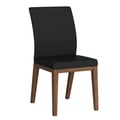 Curved Back Side Chair w/ Solid Wood Frame - 2 per box