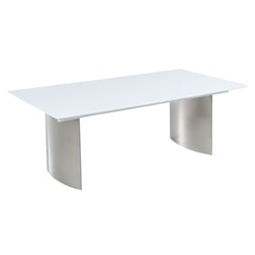 Chintaly Imports Glenda Gloss White Dining Table