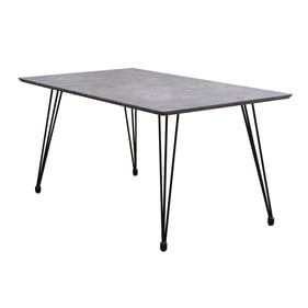 Chintaly Imports Heather Brown Black Dining Table