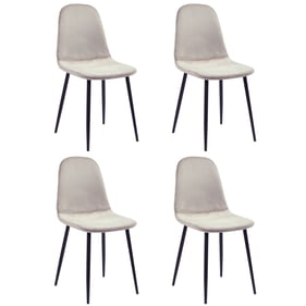 4 Chintaly Imports Heather Taupe Side Chairs