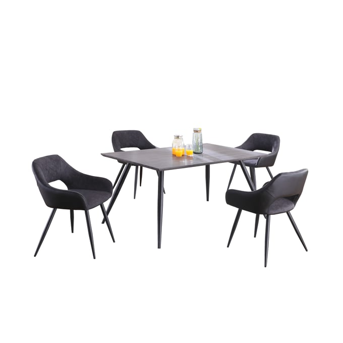 Chintaly Imports Henriet 5pc Dining Room Set CHF-HENRIET-5PC