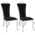 Modern Tall-Back Side Chair w/ Cabriole Legs - 2 per box