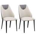 Contemporary 2-Tone Side Chair - 2 Per box