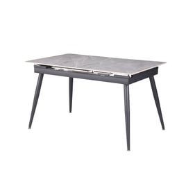 Chintaly Imports Judith Gloss Grey Dining Table