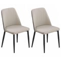 Contemporary 2-Tone Side Chair - 2 Per box