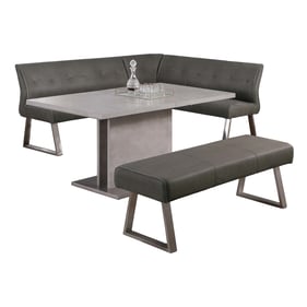 Chintaly Imports Kalinda Grey 3pc Dining Room Set