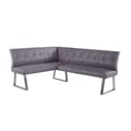 Contemporary Tufted-Back Reversible Nook