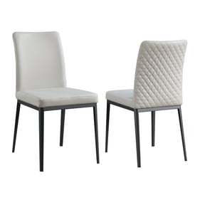 2 Chintaly Imports Katalina Khaki Dining Side Chairs