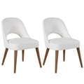 Open Back Side Chair w/ Solid Wood Legs - 2 Per Box