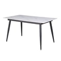 Contemporary Sintered Stone Table w/ Steel Legs