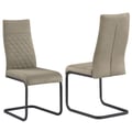 Cantilever Side Chair w/ Diamond Stitched Back - 2 Per Box