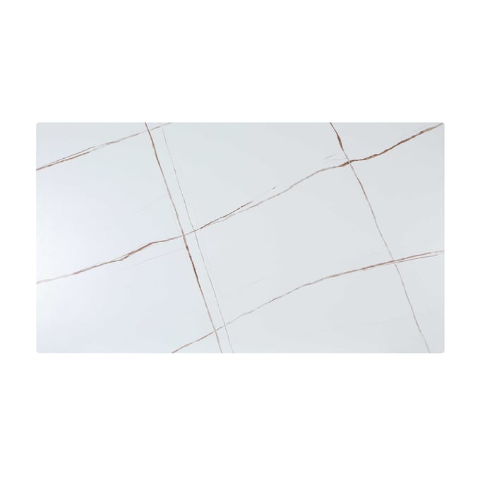 Chintaly Imports Mary Matte White Stone Slab CHF-MARY-DT-T