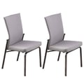 Motion-Back Side Chair w/ Graphite Steel Frame - 2 per box