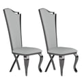 Contemporary Tall-Back Side Chair w/ Cabriole Legs - 2 per box