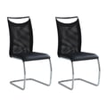 Meshed Back Cantilever Side Chair - 2 per box