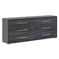 6-Drawer Melamine Wood Dresser