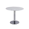 Marble Top Bistro Table w/ Steel Base