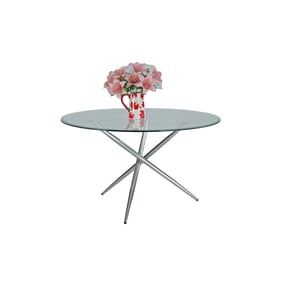 Chintaly Imports Patricia Clear Dining Table