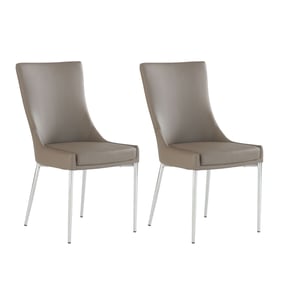 2 Chintaly Imports Patricia Light Brown Dining Chairs