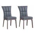 Modern Tufted Side Chair w/ Solid Wood Frame - 2 per box