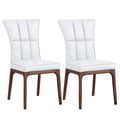 Modern Tufted Side Chair w/ Solid Wood Frame - 2 per box