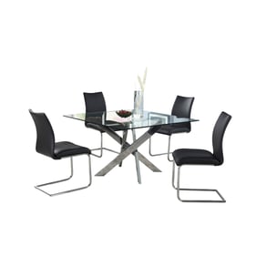 Chintaly Imports Pixie Jane Black 5pc Dining Room Set