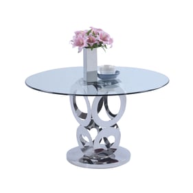 Chintaly Imports Raegan Clear Dining Table