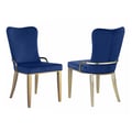 Contemporary Side Chair w/ Golden Legs - 2 per box