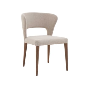 2 Chintaly Imports Rose Taupe Side Chairs