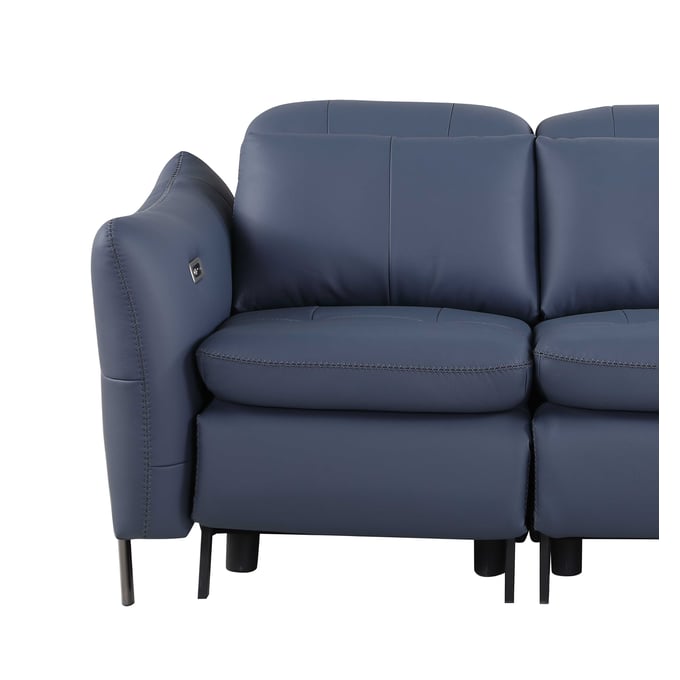 Chintaly Imports Sacramento Blue Left Arm Facing Loveseat CHF-SACRAMENTO-LVS-LAF-BLU