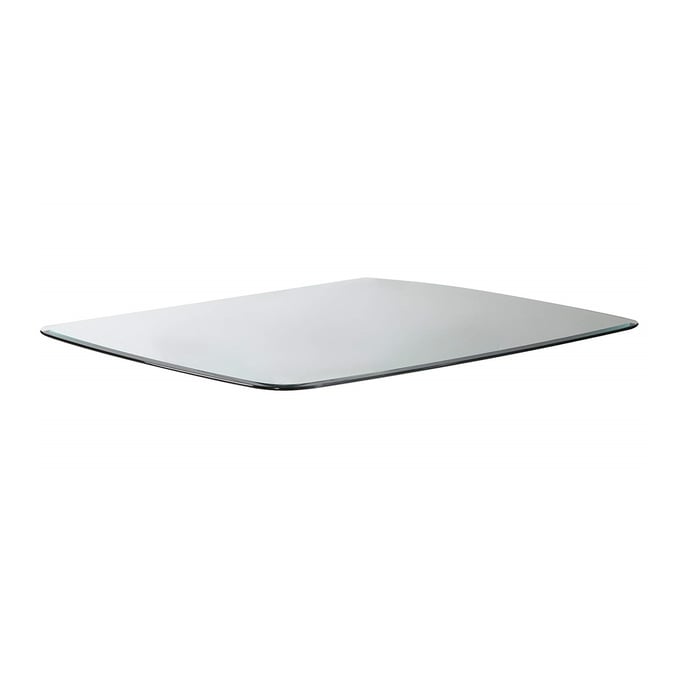 Chintaly Imports Clear Glass 48 Inch Surfboard Bevel Top CHF-SB484812BEC