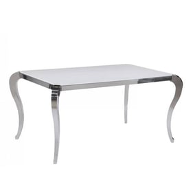 Chintaly Imports Teresa White Dining Table