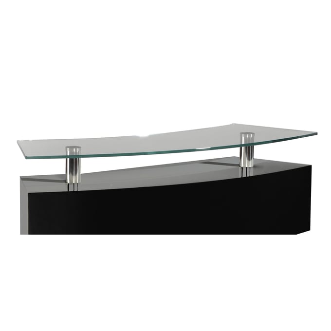 Chintaly Imports Xenia Clear Glass Bar Table Top CHF-XENIA-BAR-T