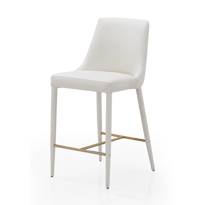 Chic Home Arwen Cream Swoop Arm Counter Stool CHIC-FCS9394-CE